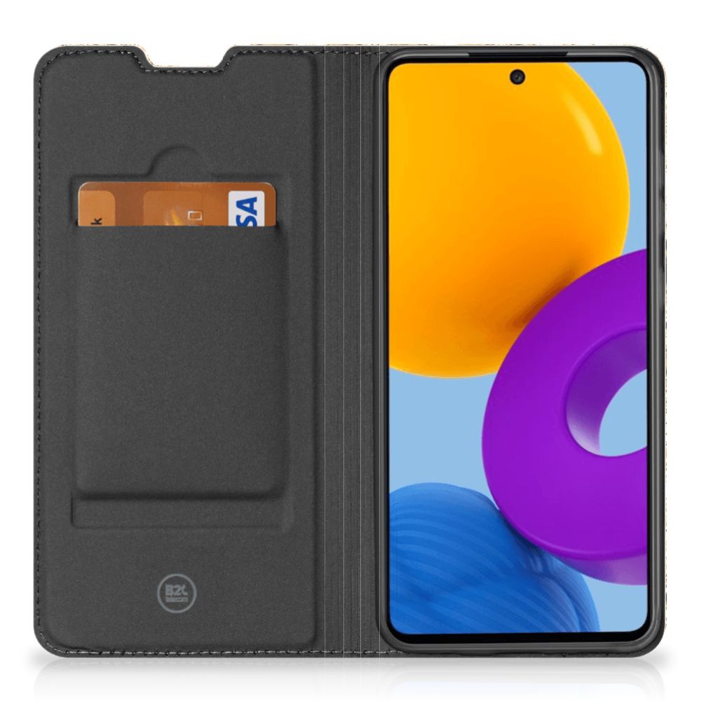 Samsung Galaxy M52 Stand Case Bladmuziek
