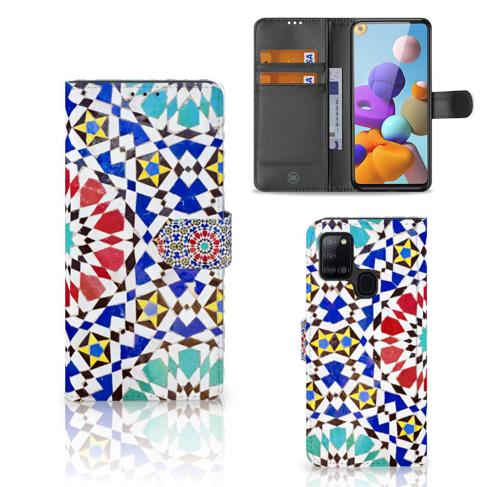 Samsung Galaxy A21s Bookcase Mozaïek