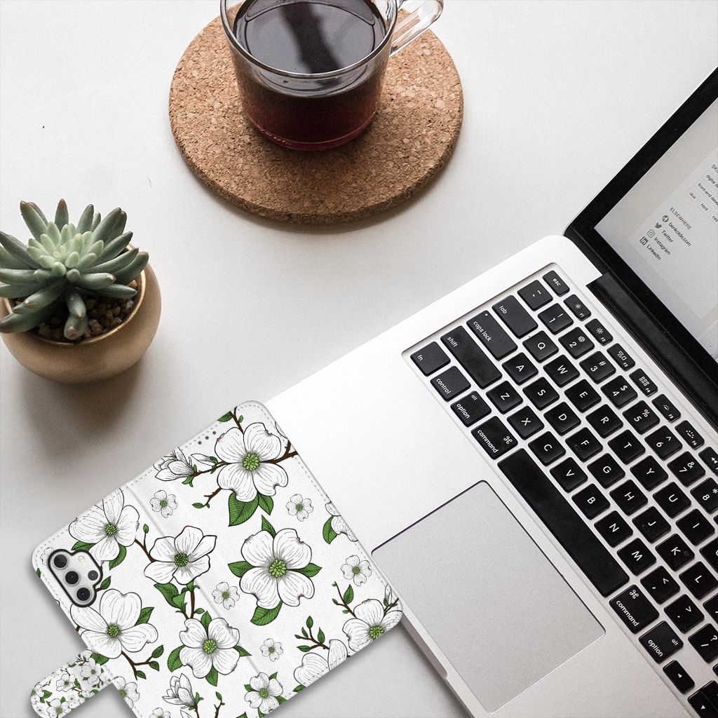 Samsung Galaxy A32 5G Hoesje Dogwood Flowers