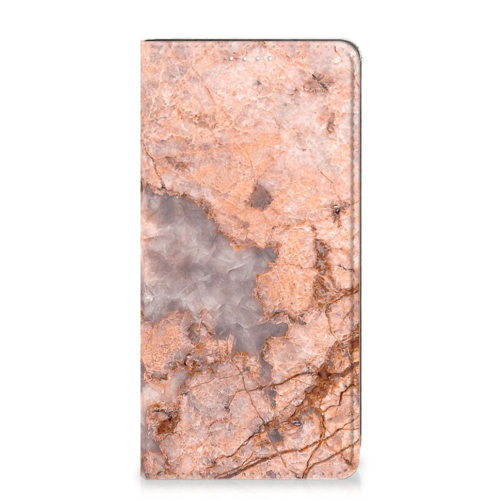 Samsung Galaxy S23 Standcase Marmer Oranje - B2C Telecom