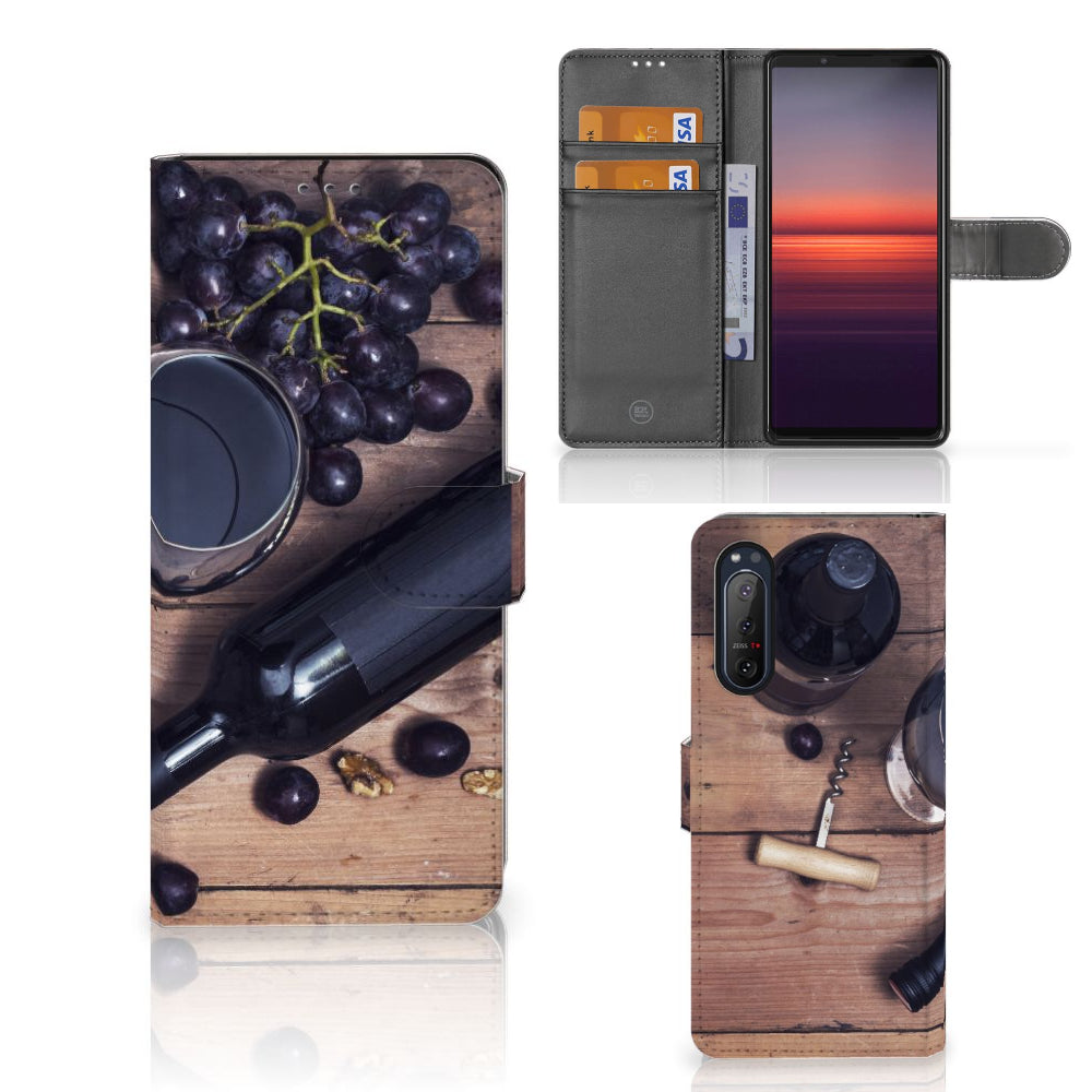 Sony Xperia 5II Book Cover Wijn