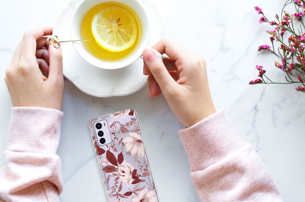 Hoesje maken Motorola Moto G42 Watercolor Flowers B2C Telecom