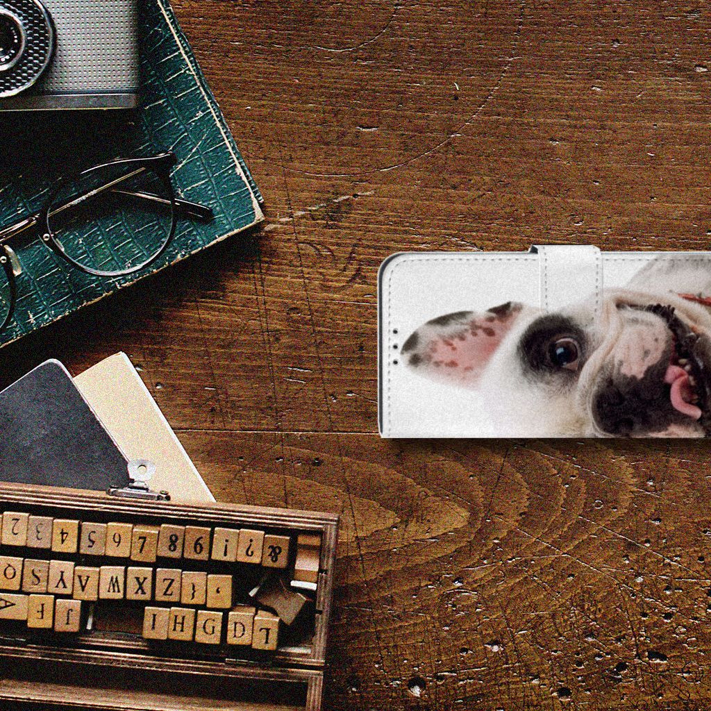 Xiaomi Mi A3 Telefoonhoesje met Pasjes Franse Bulldog