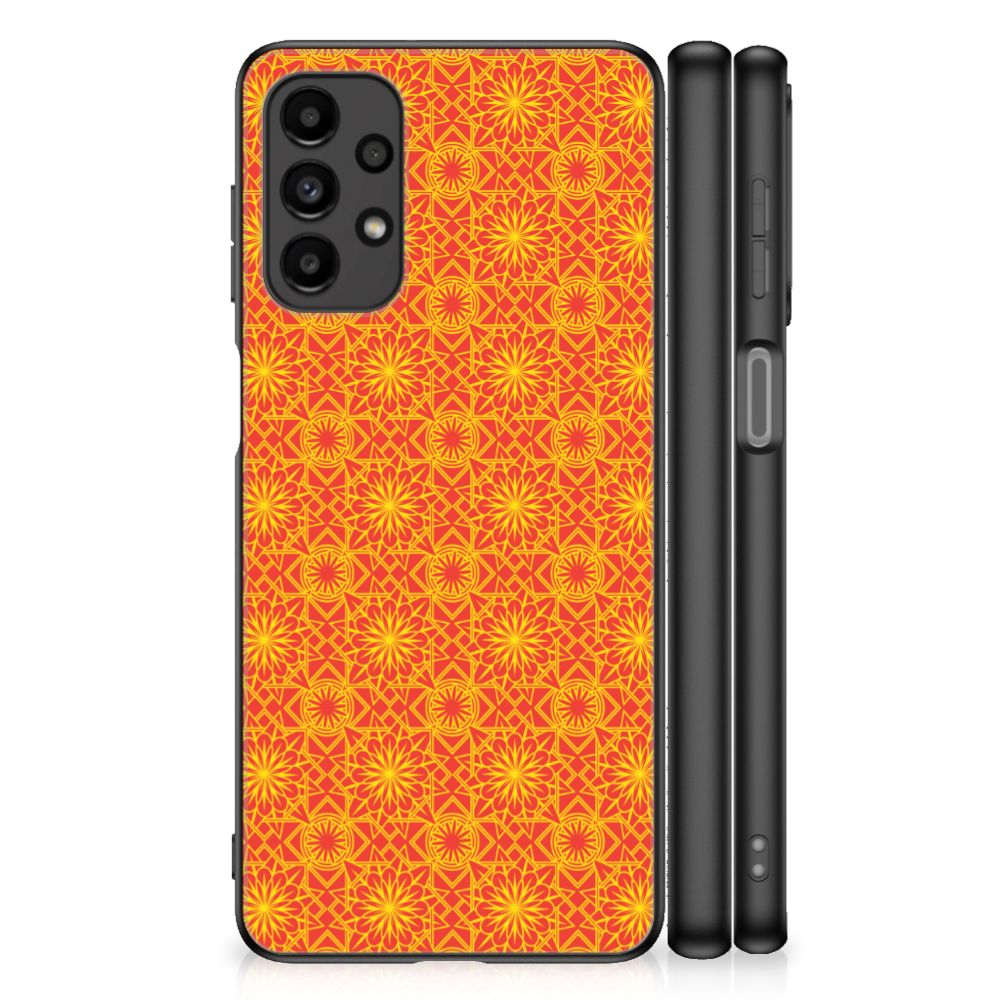 Samsung Galaxy A13 4G Back Case Batik Oranje