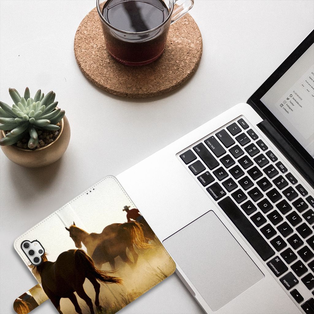 Samsung Galaxy A32 5G Telefoonhoesje met Pasjes Design Cowboy