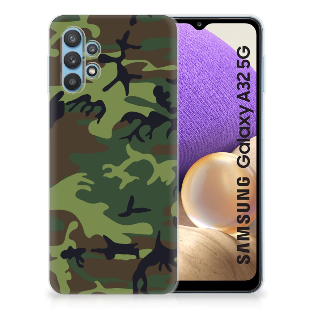 Samsung Galaxy A32 5G TPU bumper Army Dark