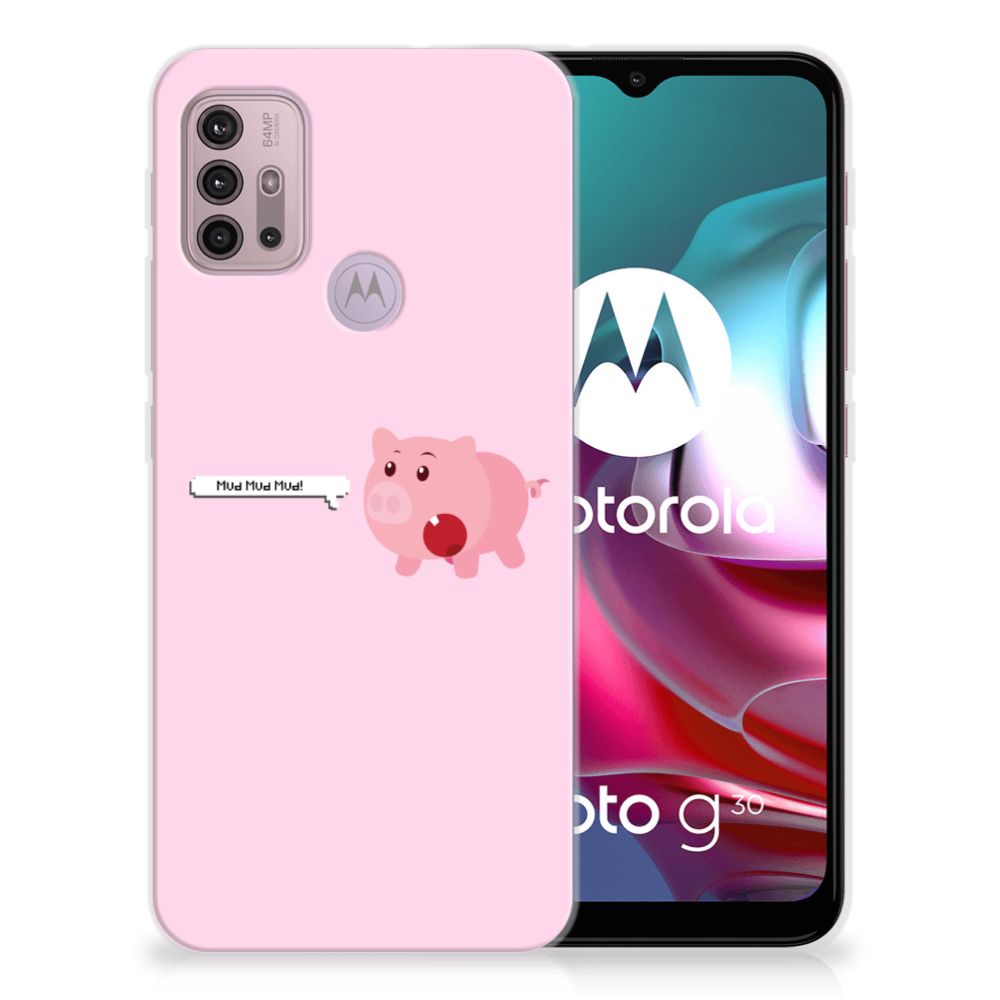 Motorola Moto G30 | G10 Telefoonhoesje met Naam Pig Mud B2C Telecom