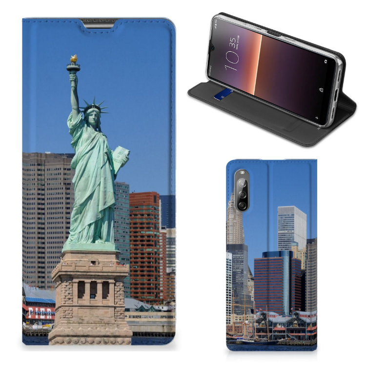 Sony Xperia L4 Book Cover Vrijheidsbeeld - B2C Telecom