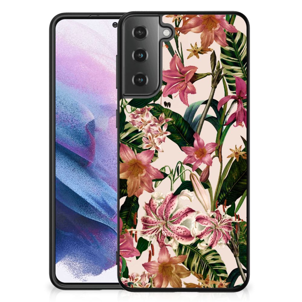 Samsung Galaxy S21 Plus Bloemen Hoesje Flowers B2C Telecom