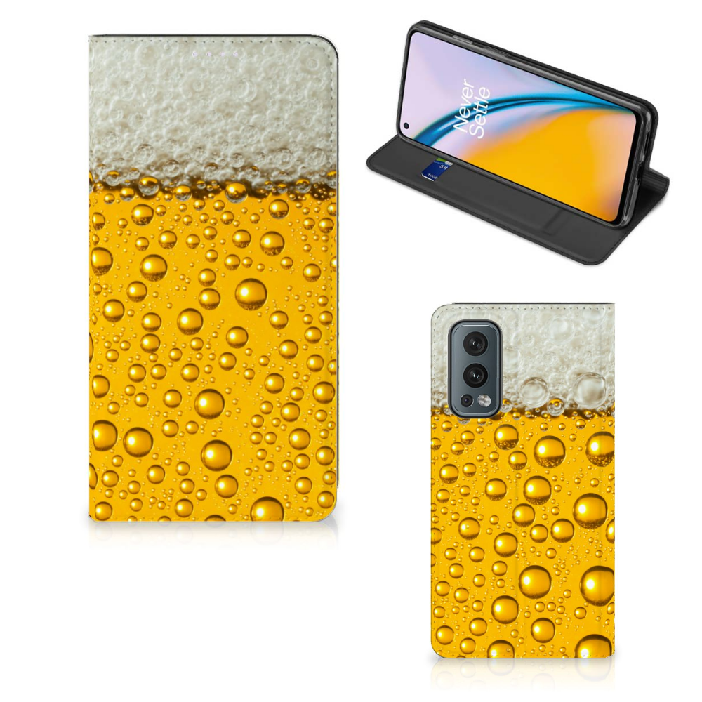 OnePlus Nord 2 5G Flip Style Cover Bier - B2C Telecom