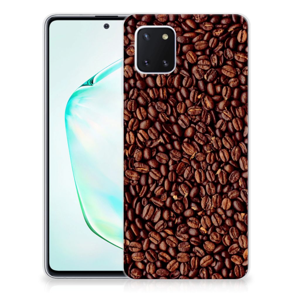 Samsung Galaxy Note 10 Lite Siliconen Case Koffiebonen