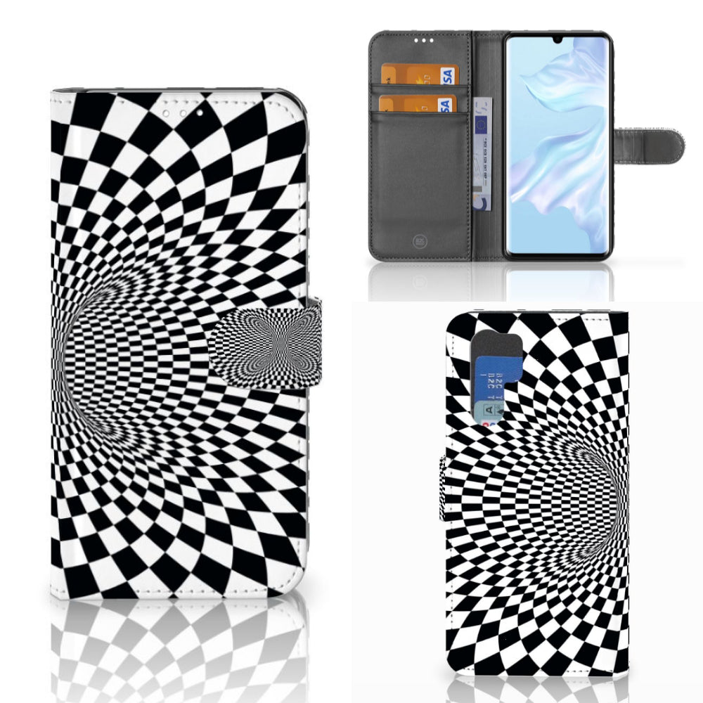 Huawei P30 Pro Book Case Illusie