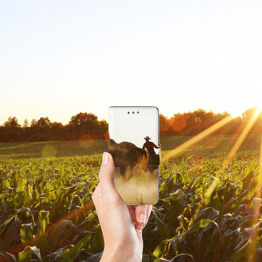 Sony Xperia X Compact Telefoonhoesje met Pasjes Design Cowboy