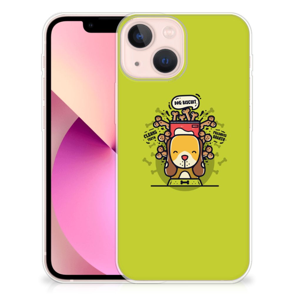 iPhone 13 mini Telefoonhoesje met Naam Doggy Biscuit B2C Telecom