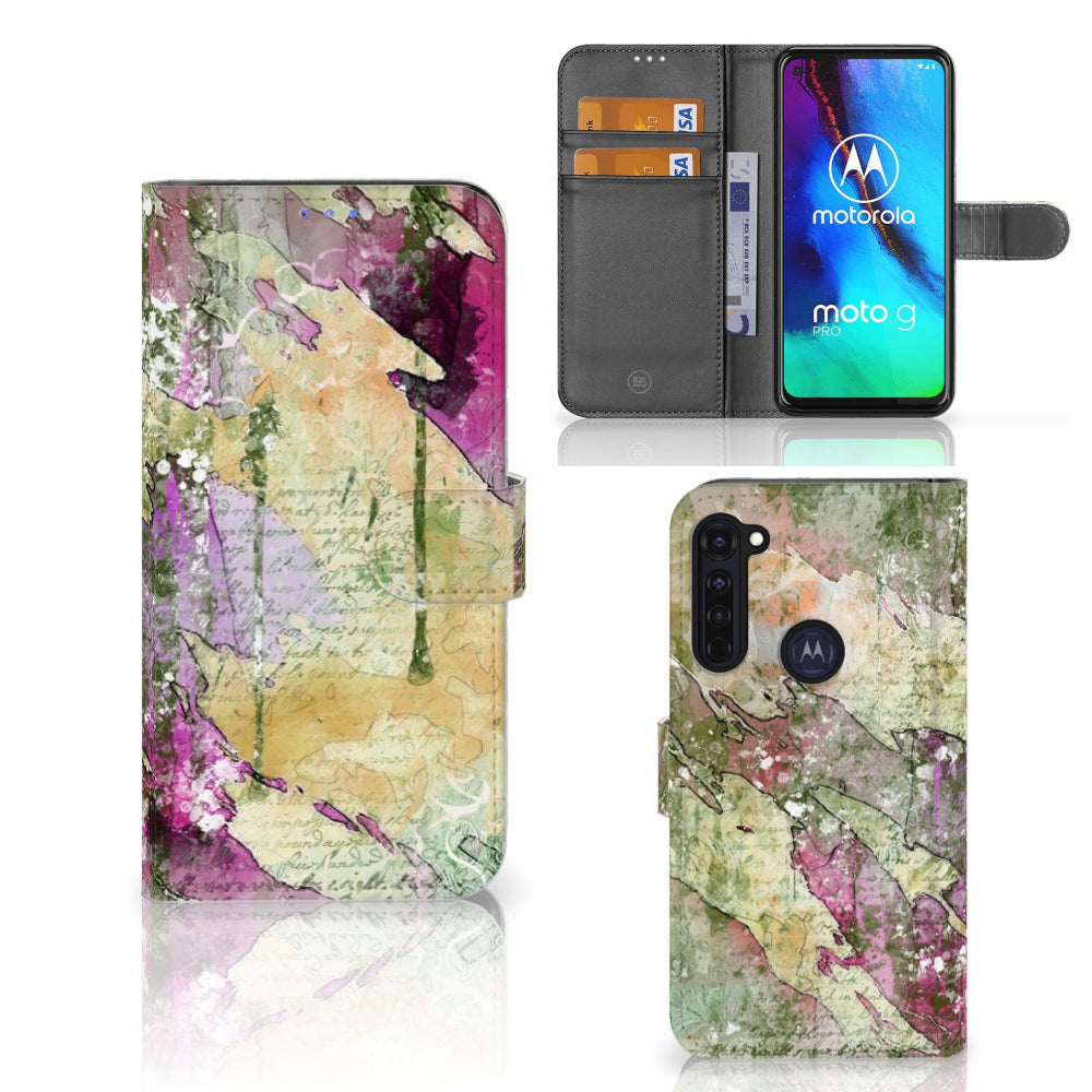 Hoesje Motorola Moto G Pro Letter Painting