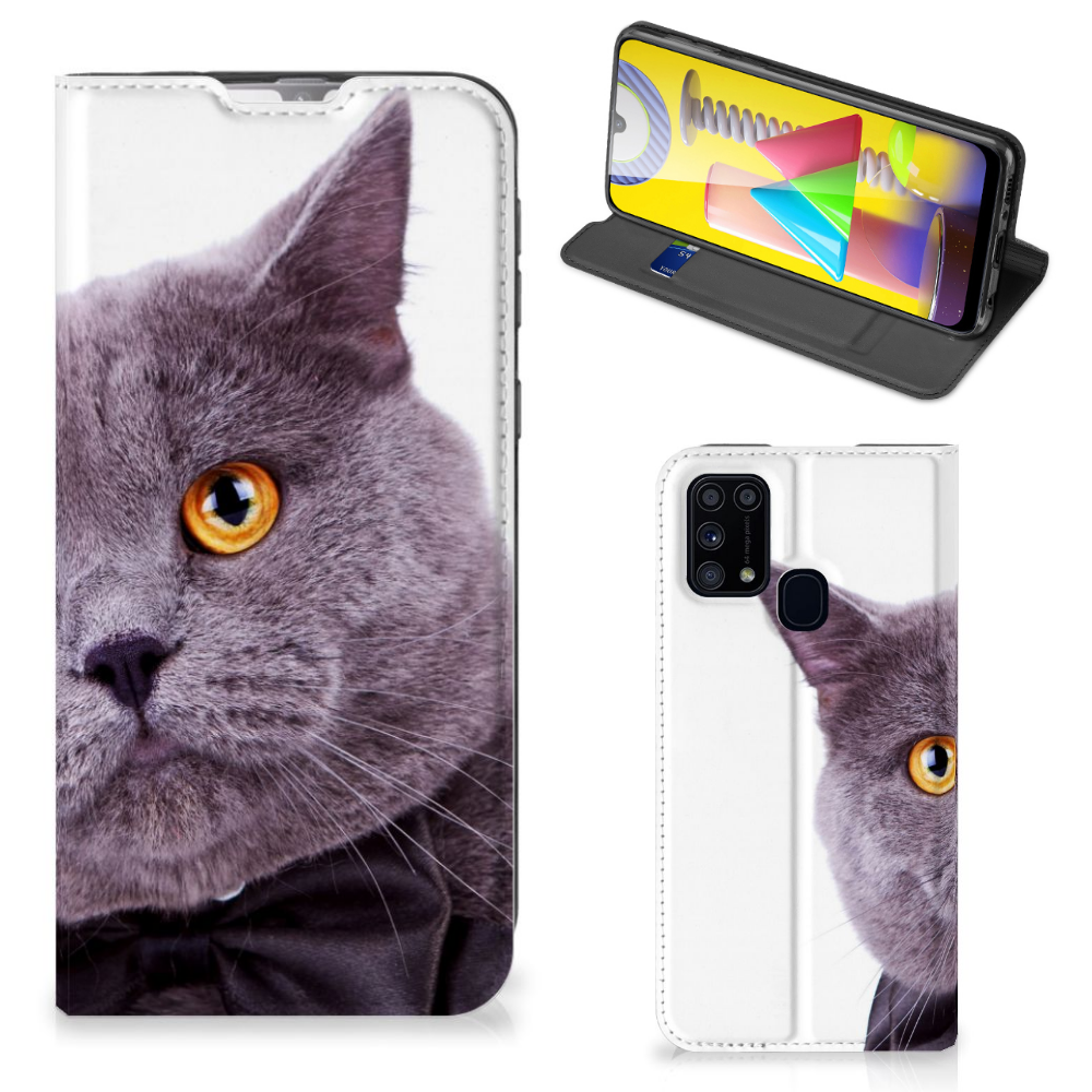 Samsung Galaxy M31 Hoesje maken Kat - B2C Telecom