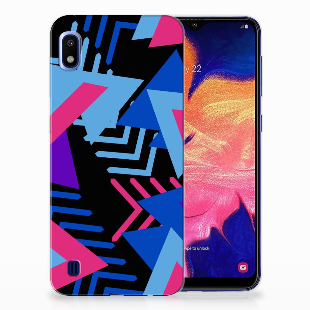 Samsung Galaxy A10 TPU Hoesje Funky Triangle