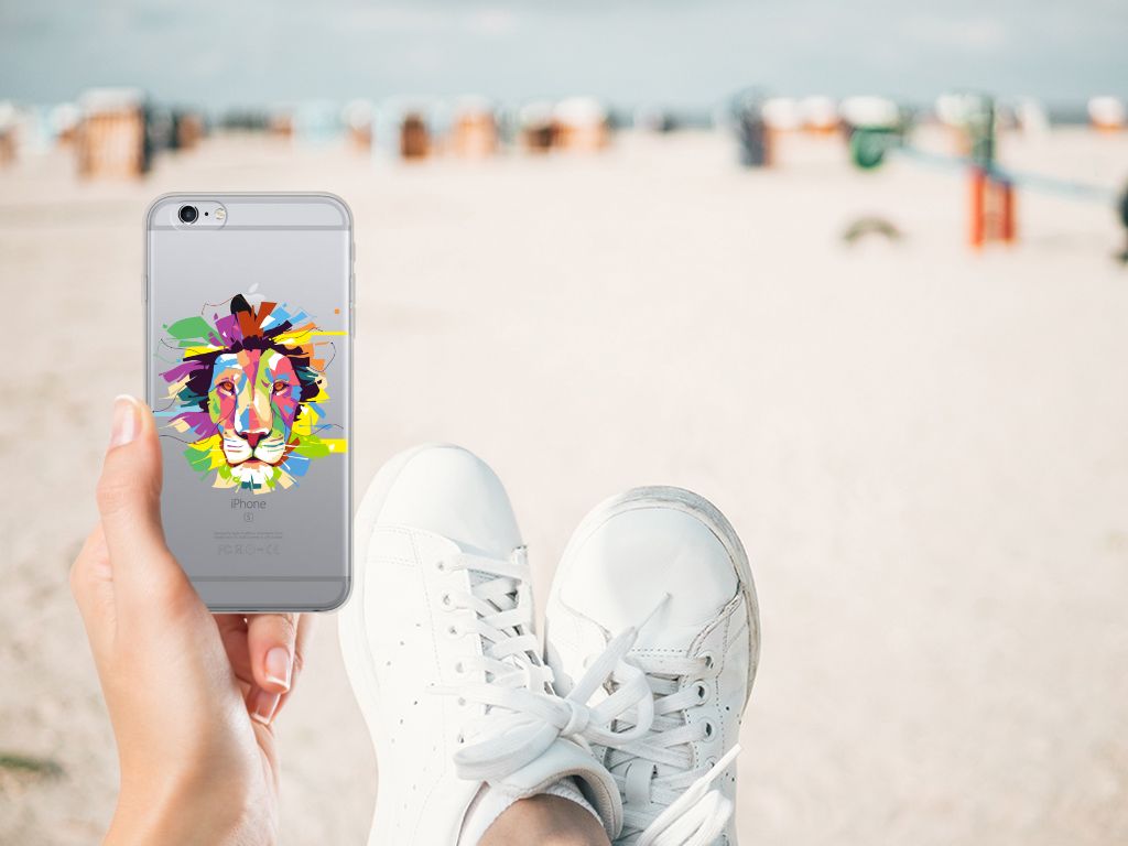 Apple iPhone 6 | 6s Telefoonhoesje met Naam Lion Color