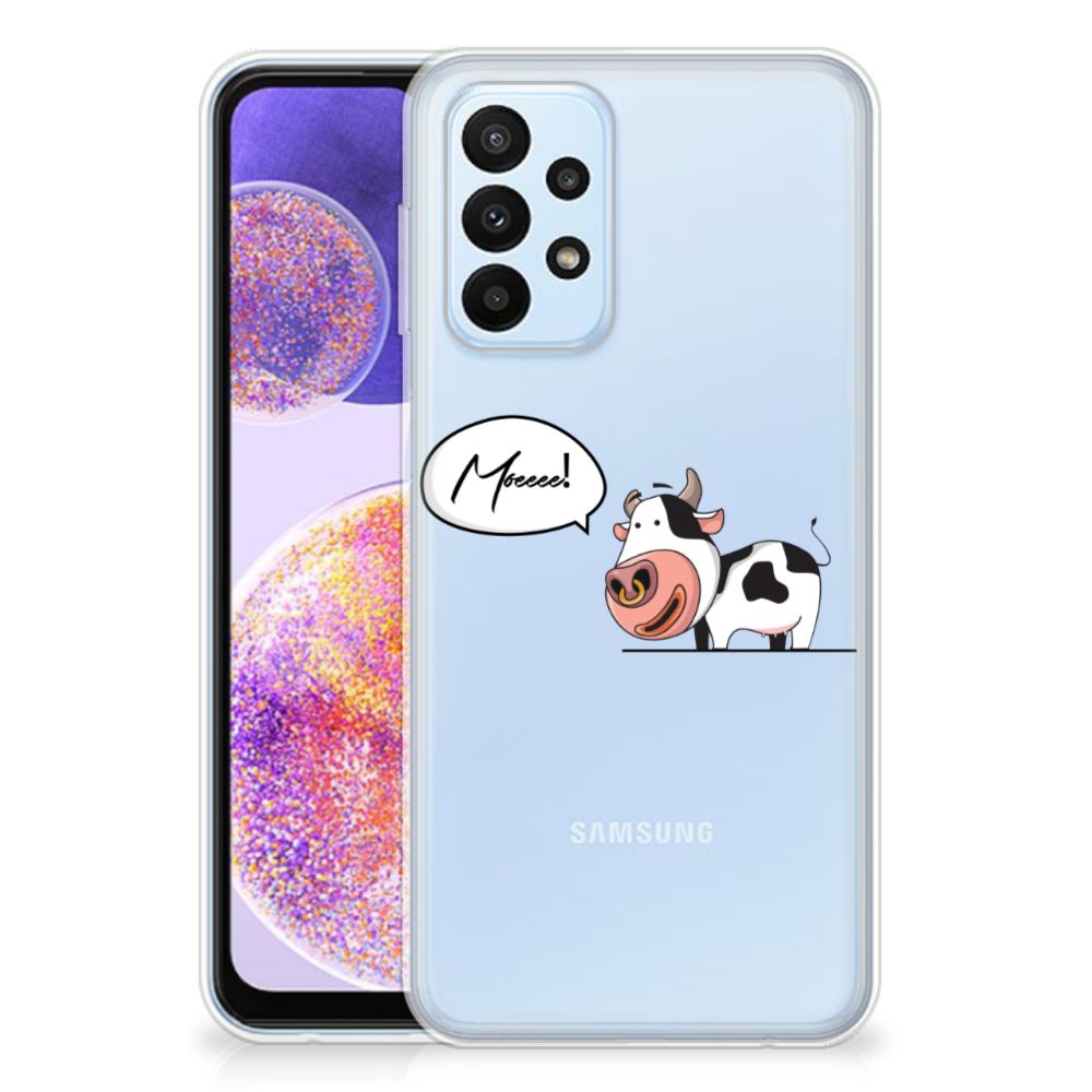 Samsung Galaxy A23 Telefoonhoesje met Naam Cheeky Cow