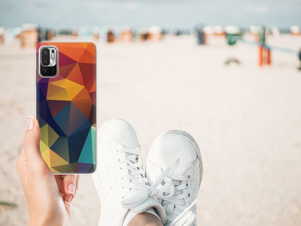 Xiaomi Redmi Note 10/10T 5G | Poco M3 Pro TPU Hoesje Polygon Color B2C Telecom