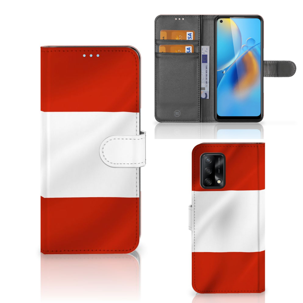 OPPO A74 4G Bookstyle Case Oostenrijk