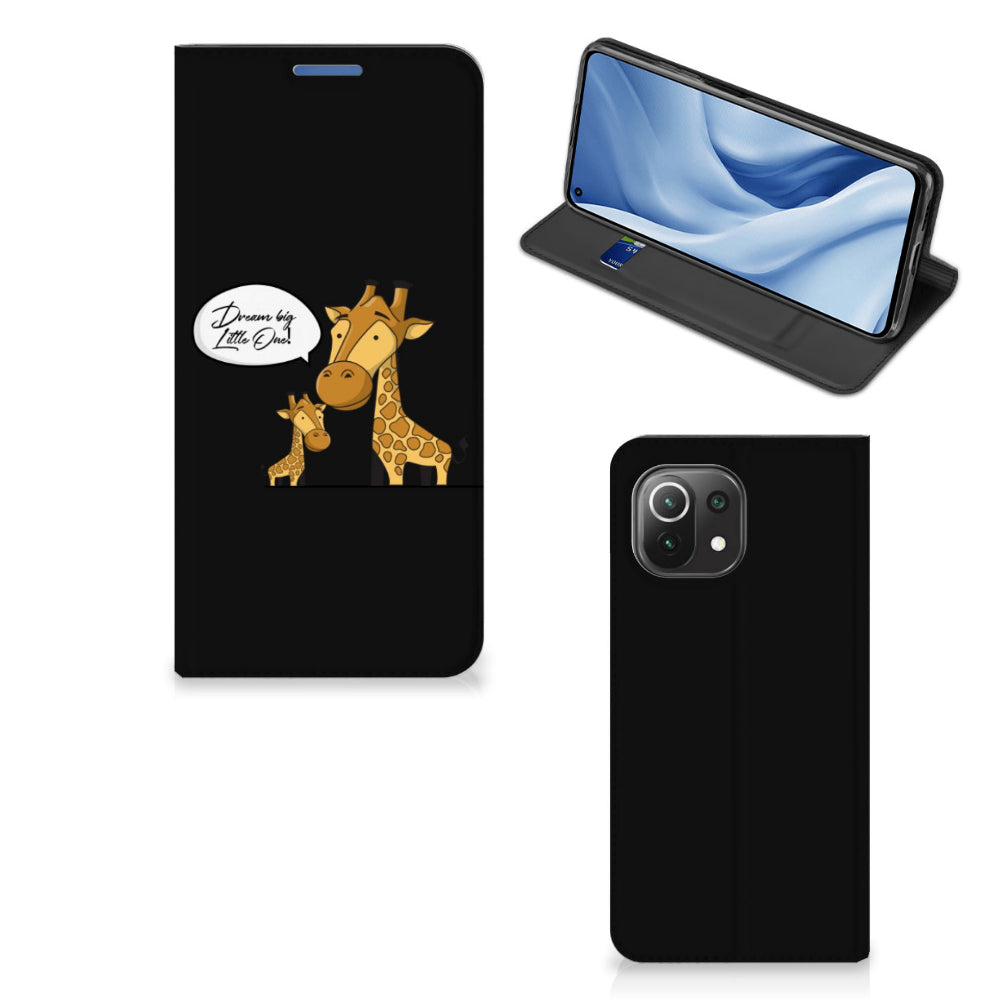 Xiaomi 11 Lite NE 5G | Mi 11 Lite Magnet Case Giraffe