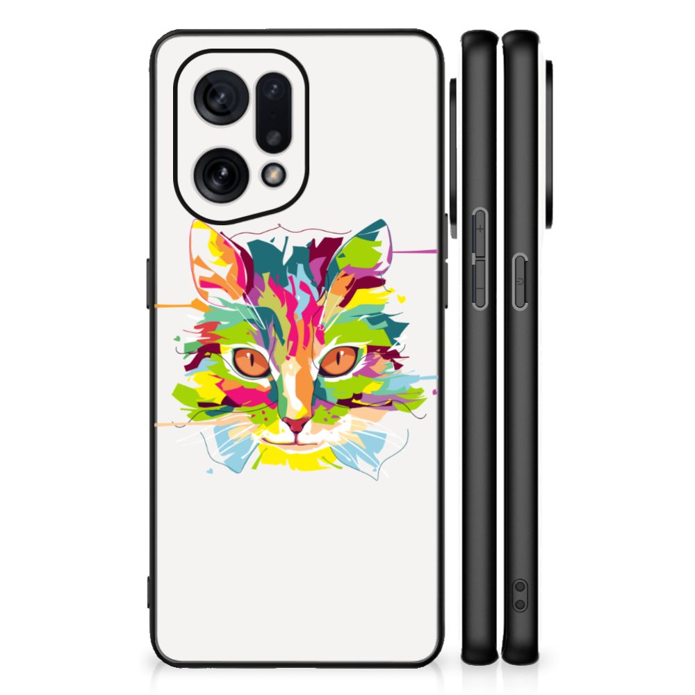 OPPO Find X5 Hoesje Cat Color B2C Telecom