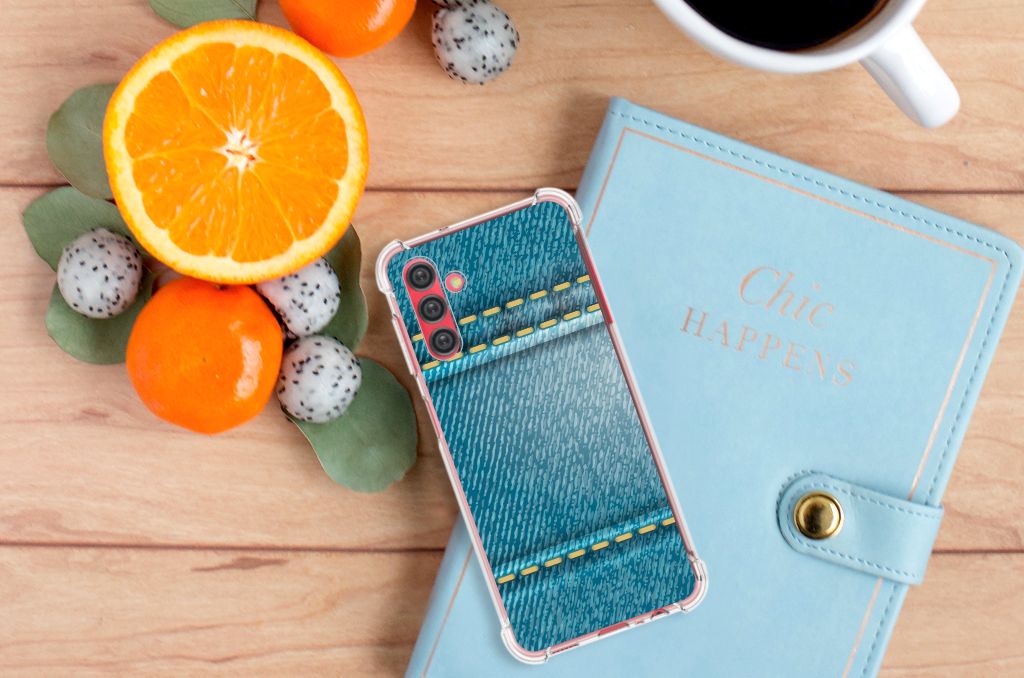 Samsung Galaxy A13 5G | A04s Anti Shock Bumper Case Jeans B2C Telecom