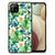 Samsung Galaxy A12 Bloemen Hoesje Orchidee Groen B2C Telecom