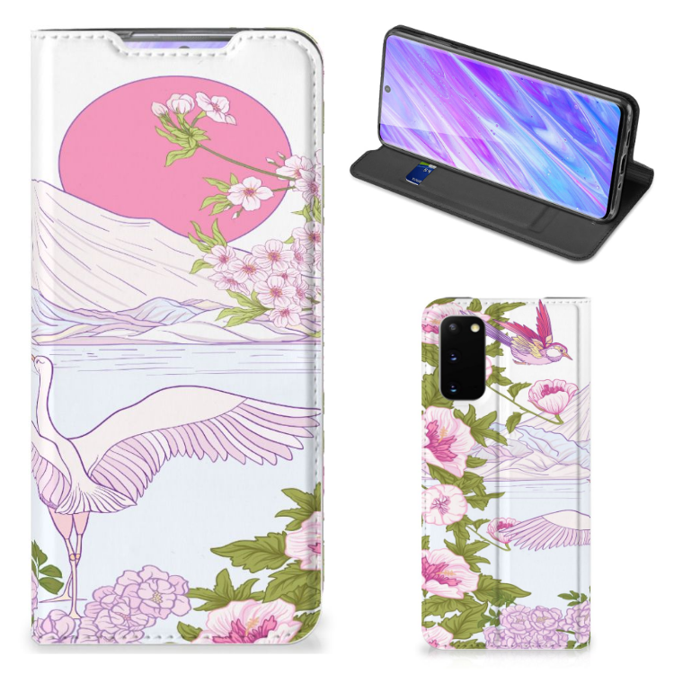 Samsung Galaxy S20 Hoesje maken Bird Standing - B2C Telecom