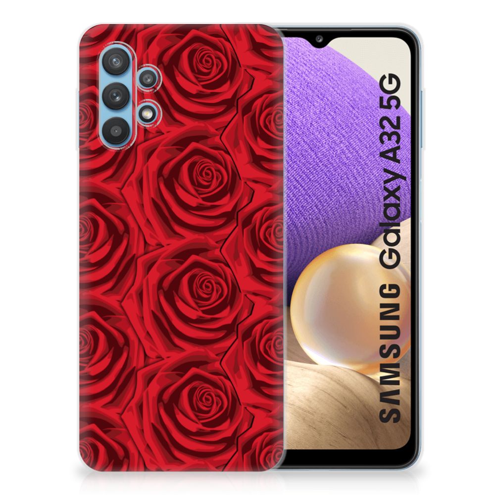 Samsung Galaxy A32 5G TPU Case Red Roses B2C Telecom