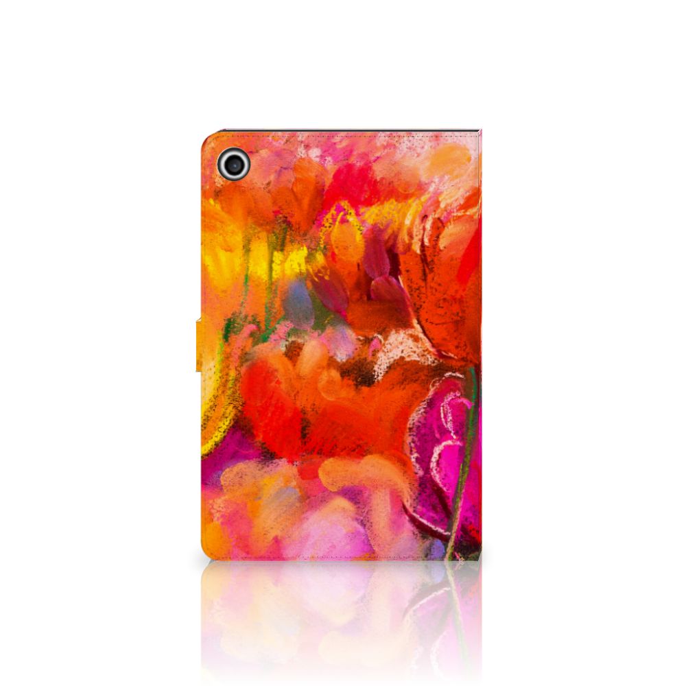 Hoes Lenovo Tab M10 Plus 3rd Gen 10.6 inch Tulips