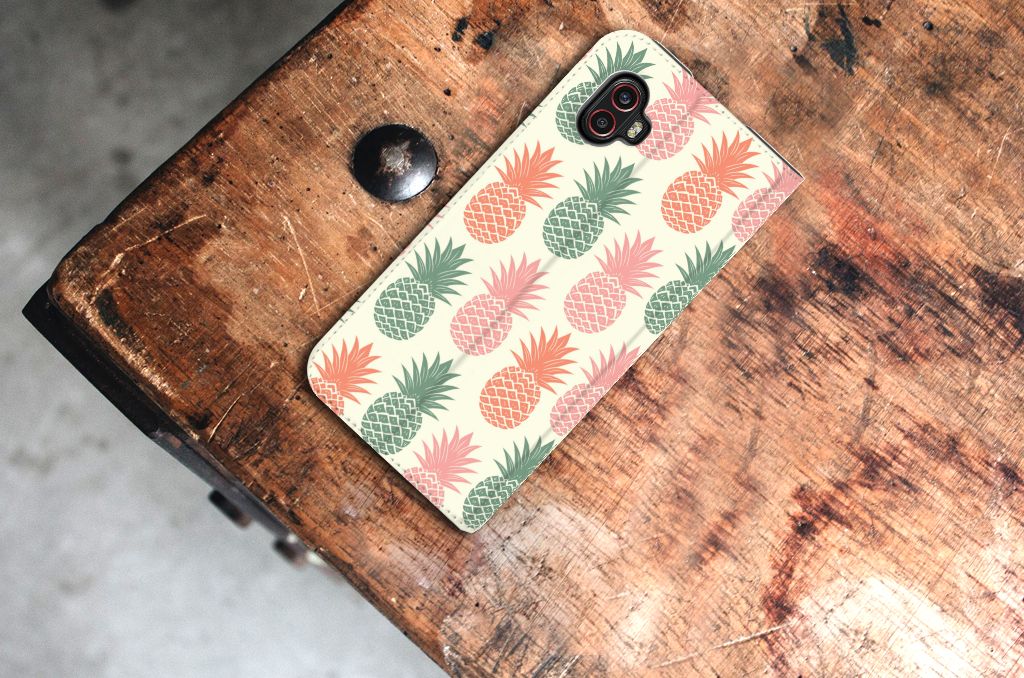 Samsung Galaxy Xcover 6 Pro Flip Style Cover Ananas - B2C Telecom