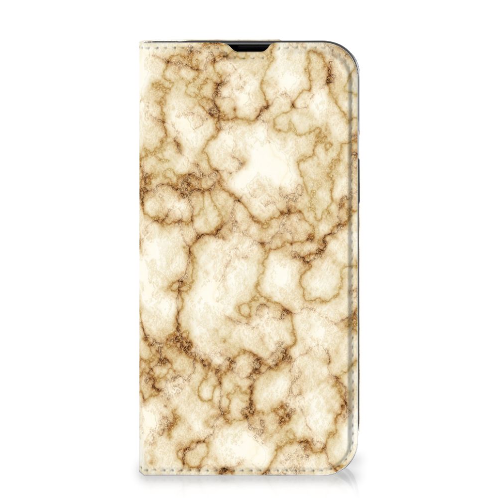 iPhone 14 Standcase Marmer Goud - B2C Telecom