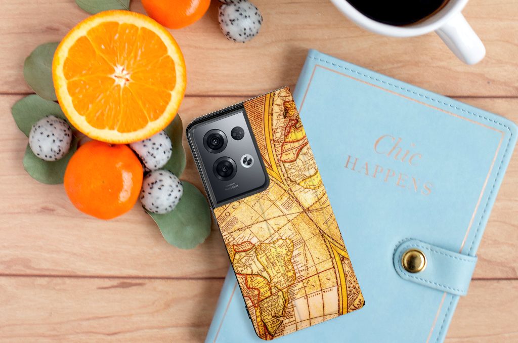 OPPO Reno8 Pro Book Cover Kompas - B2C Telecom