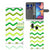Samsung Galaxy A20e Telefoon Hoesje Zigzag Groen