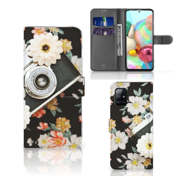 Samsung Galaxy A71 Telefoonhoesje met foto Vintage Camera