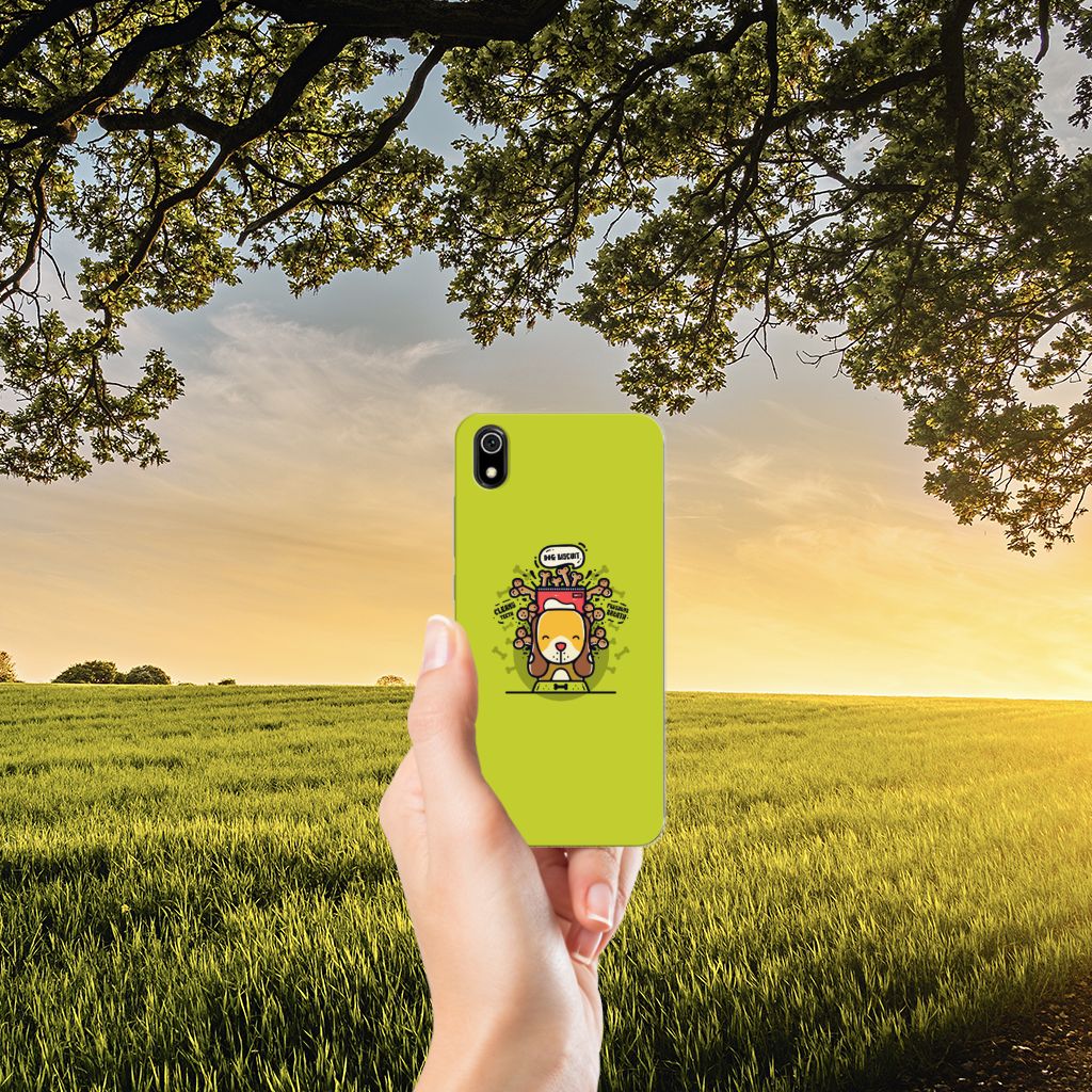 Xiaomi Redmi 7A Telefoonhoesje met Naam Doggy Biscuit