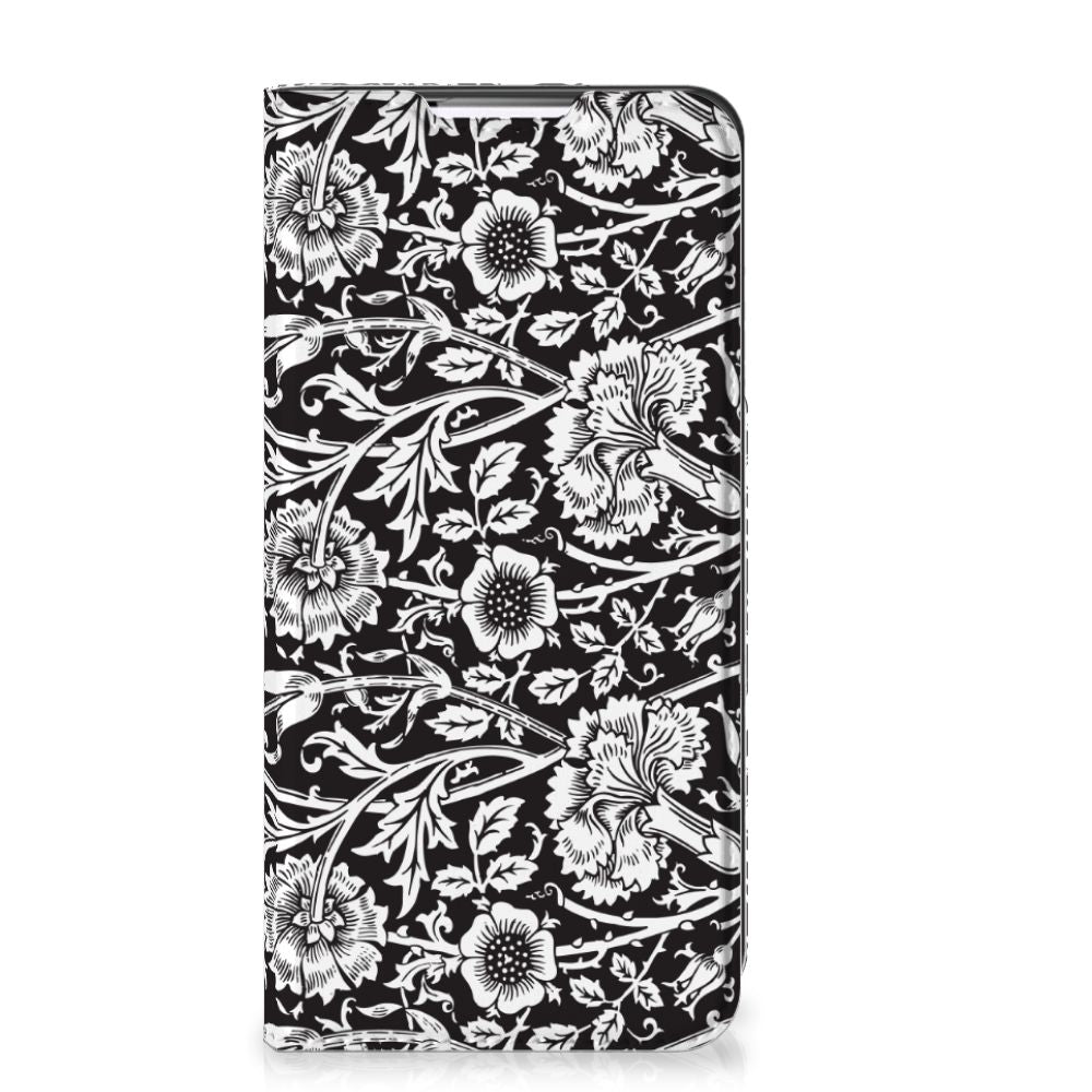 Samsung Galaxy S22 Plus Smart Cover Black Flowers - B2C Telecom