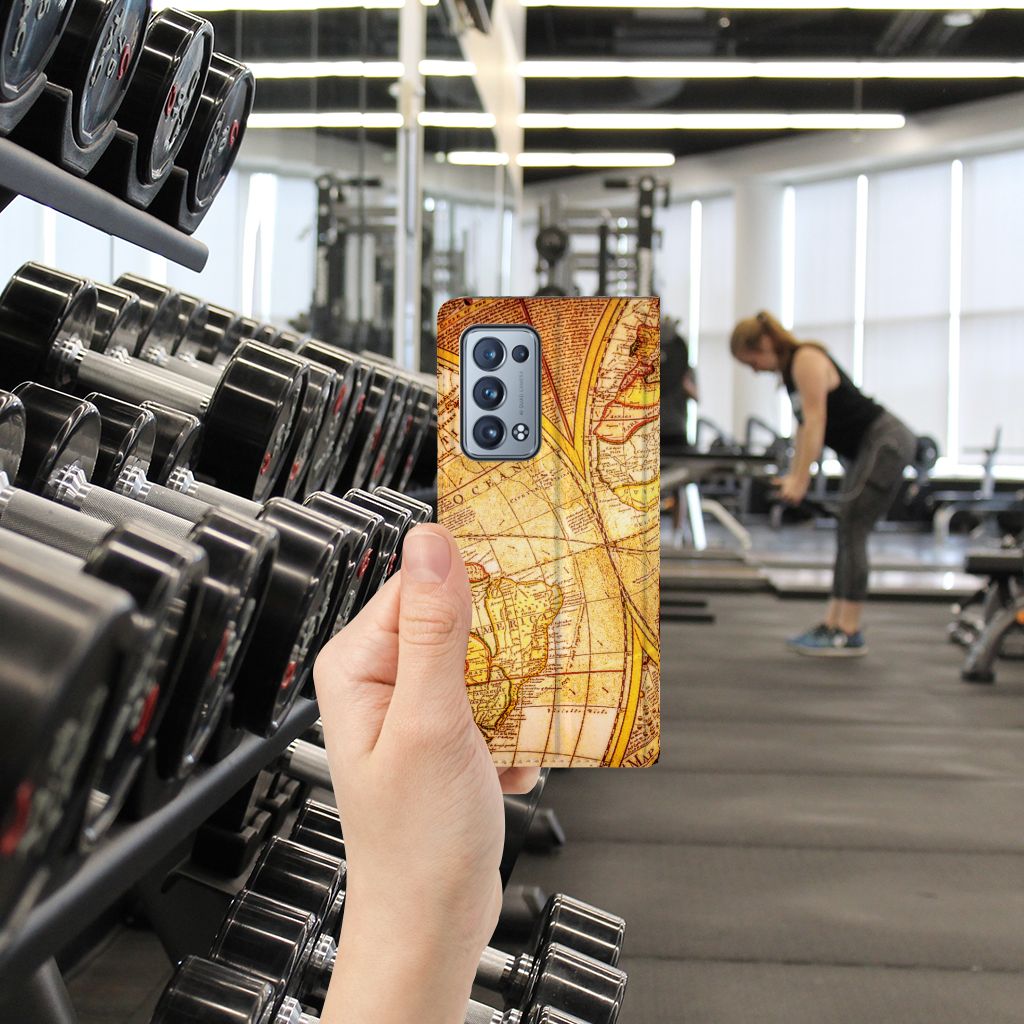 OPPO Reno 6 Pro Plus 5G Book Cover Kompas - B2C Telecom