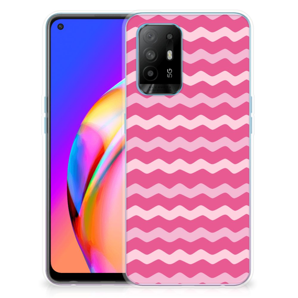OPPO A94 5G | Reno5 Z TPU bumper Waves Pink B2C Telecom