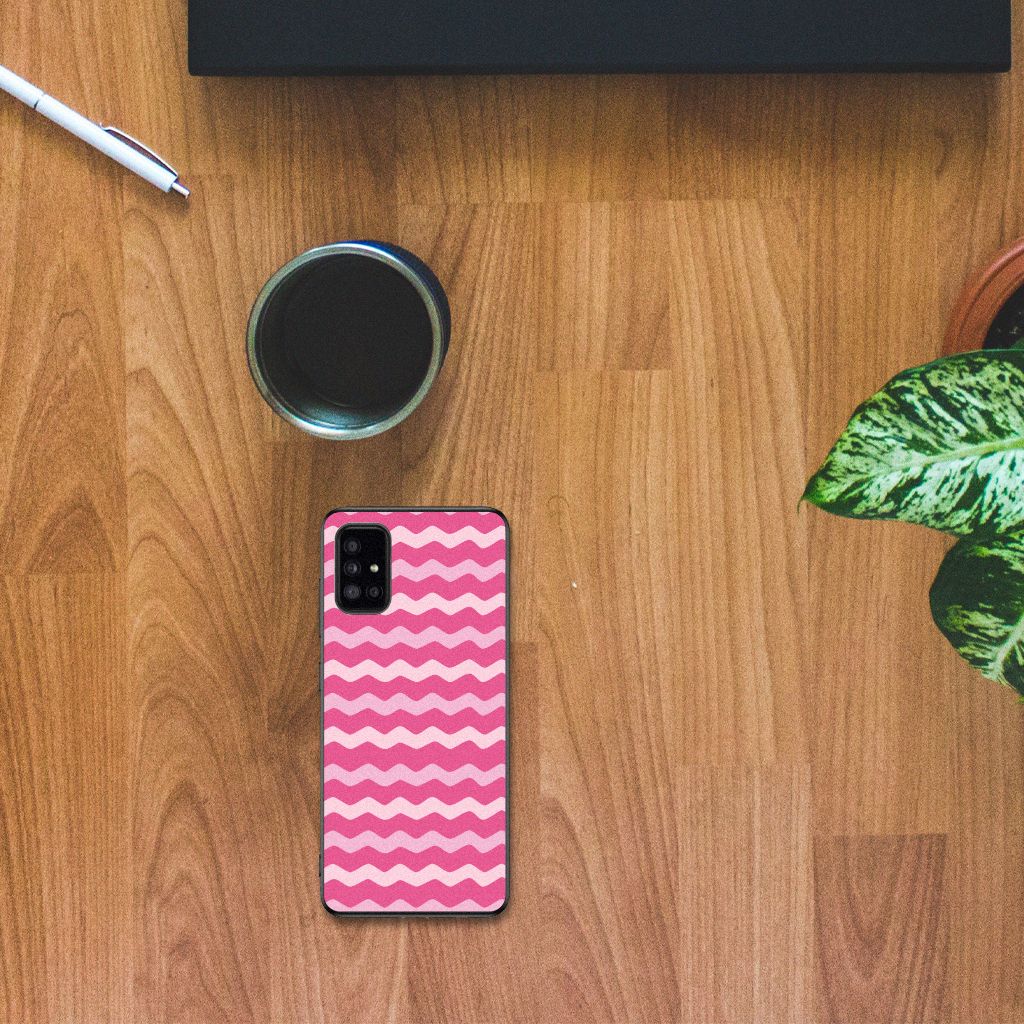Samsung Galaxy A51 Bumper Case Waves Pink B2C Telecom