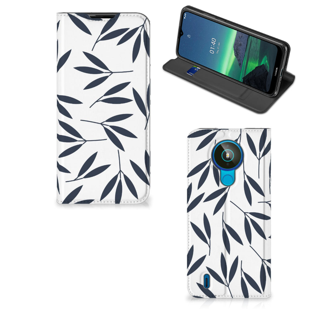 Nokia 1.4 Smart Cover Leaves Blue