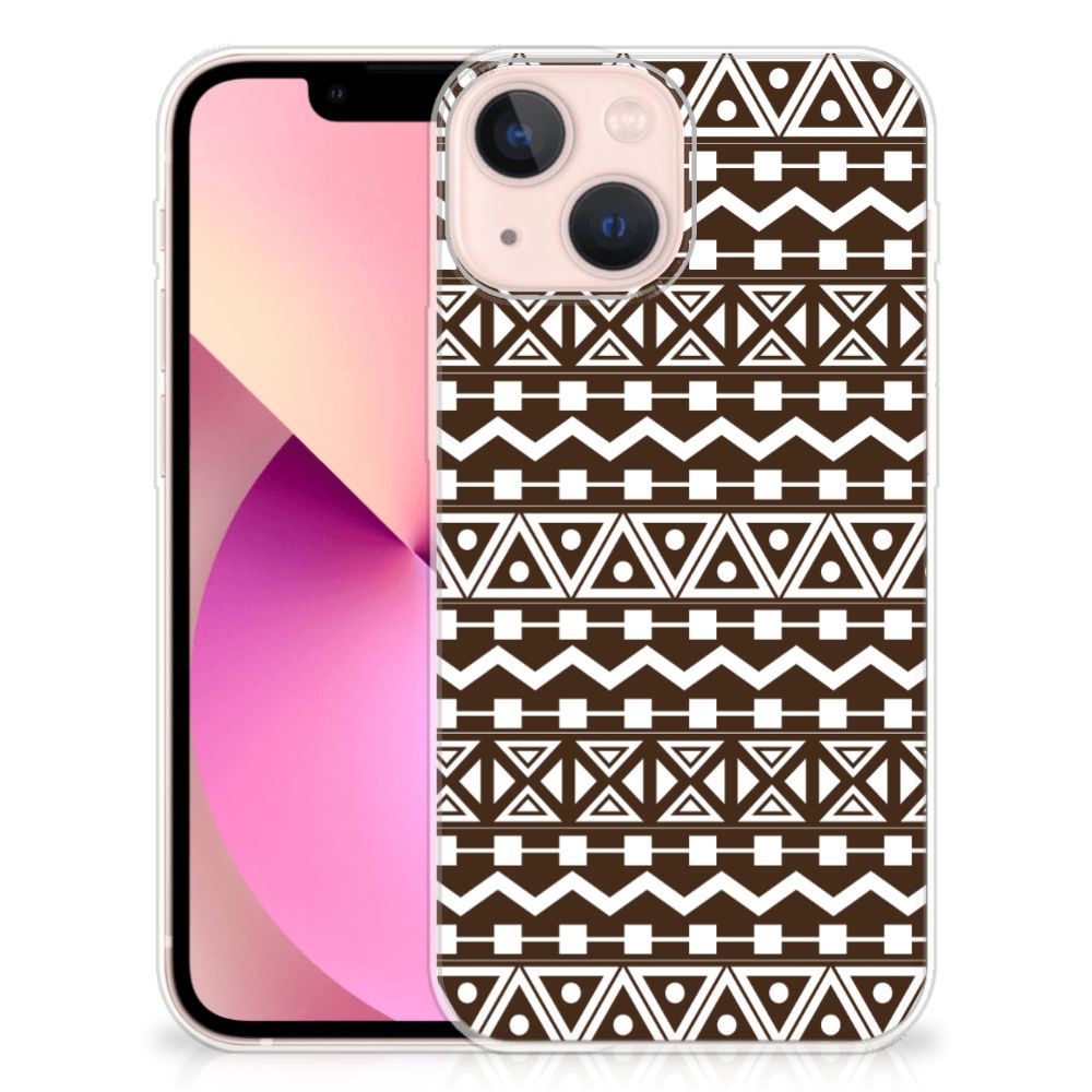 iPhone 13 mini TPU bumper Aztec Brown