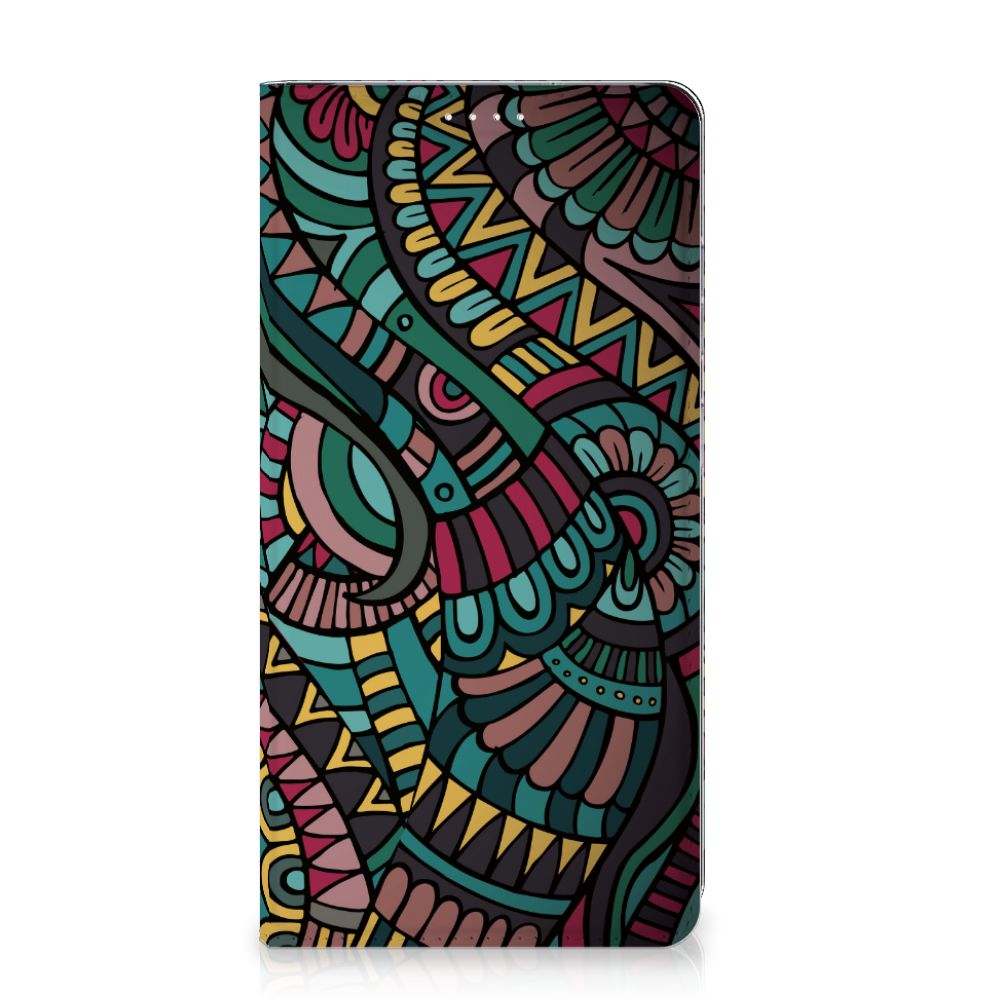 Samsung Galaxy S23 Plus Hoesje met Magneet Aztec - B2C Telecom