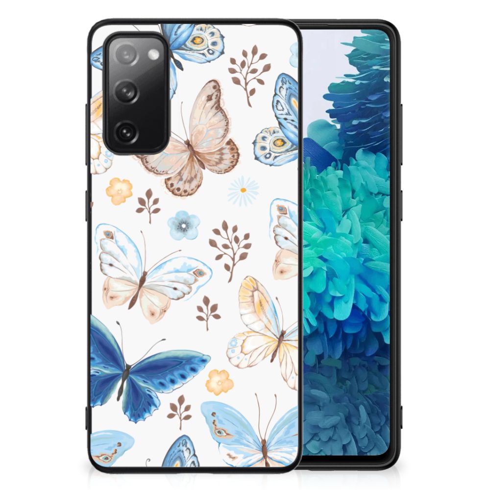 Dierenprint Telefoonhoesje voor Samsung Galaxy S20 FE Vlinder B2C Telecom