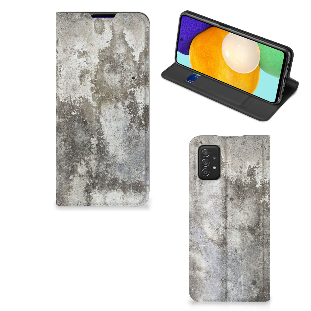 Samsung Galaxy A03s Standcase Beton Print - B2C Telecom