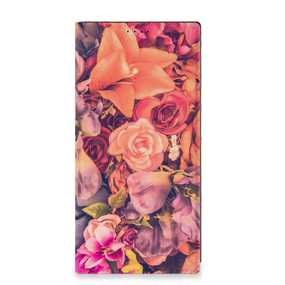 Samsung Galaxy S23 Ultra Smart Cover Bosje Bloemen - B2C Telecom