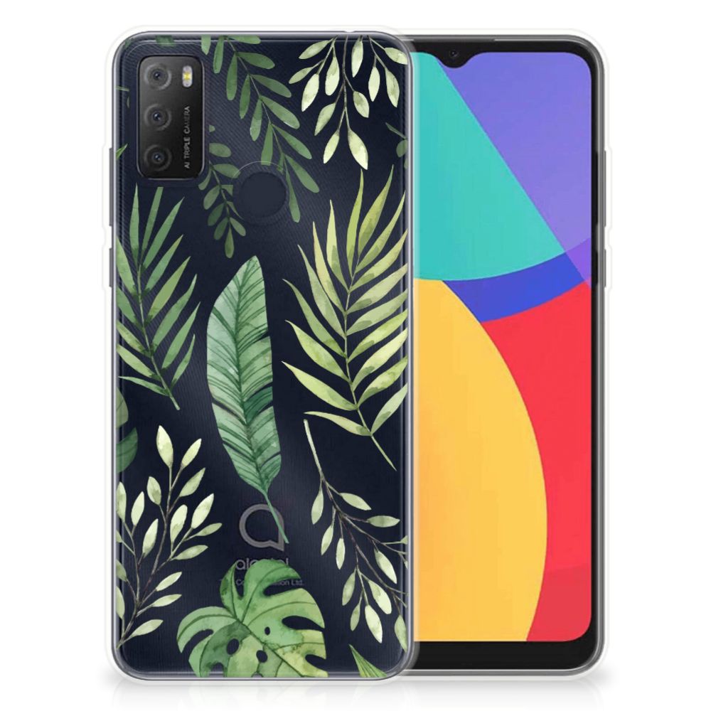 Alcatel 1S (2021) TPU Case Leaves