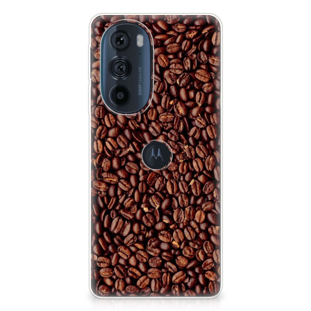 Motorola Edge 30 Pro Siliconen Case Koffiebonen B2C Telecom